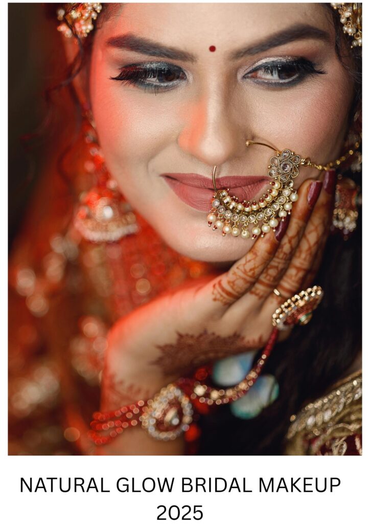  Natural bridal makeup in Karimnagar 2025 – glowing bride look
