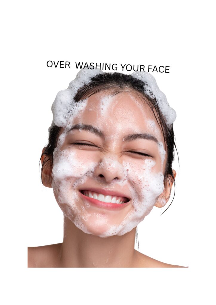 “Daily skincare mistakes – over-washing face, hydrating facial at Krishnaveni Beauty Parlour Karimnagar”
