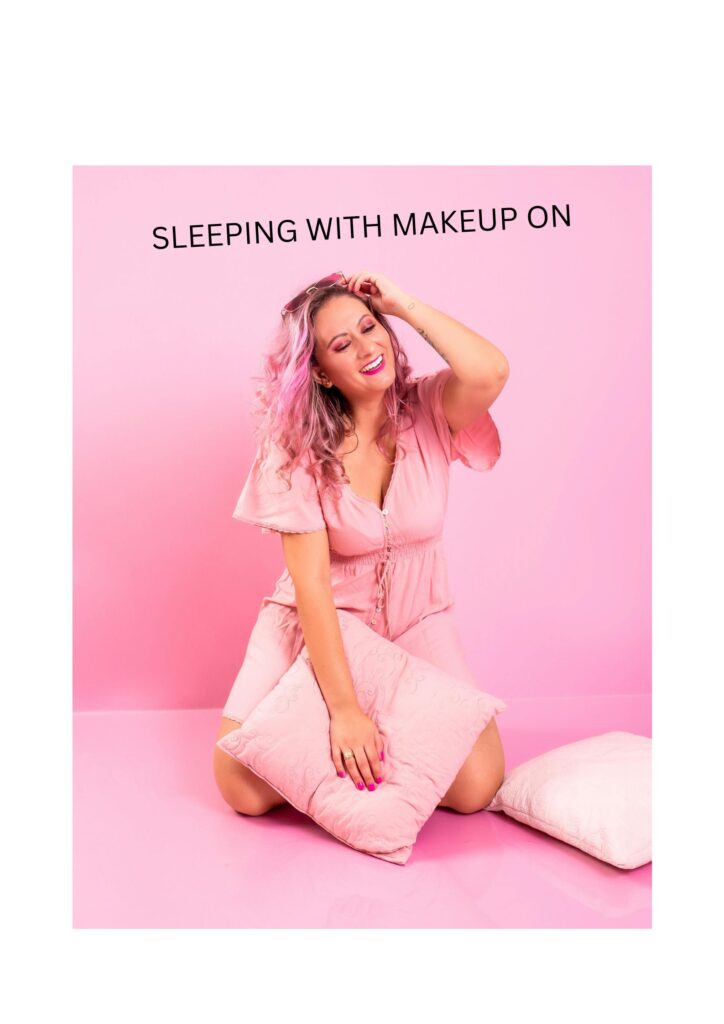  “Skincare mistakes that damage your glow – sleeping with makeup causes acne, fixed at Krishnaveni Parlour Karimnagar”
